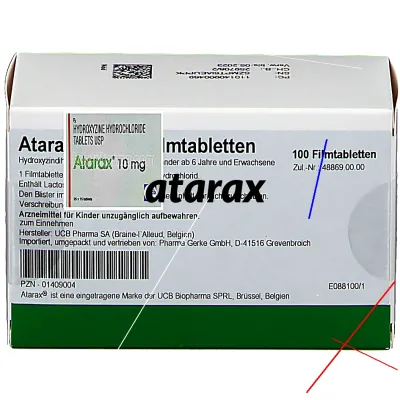 Atarax le prix